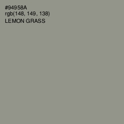 #94958A - Lemon Grass Color Image